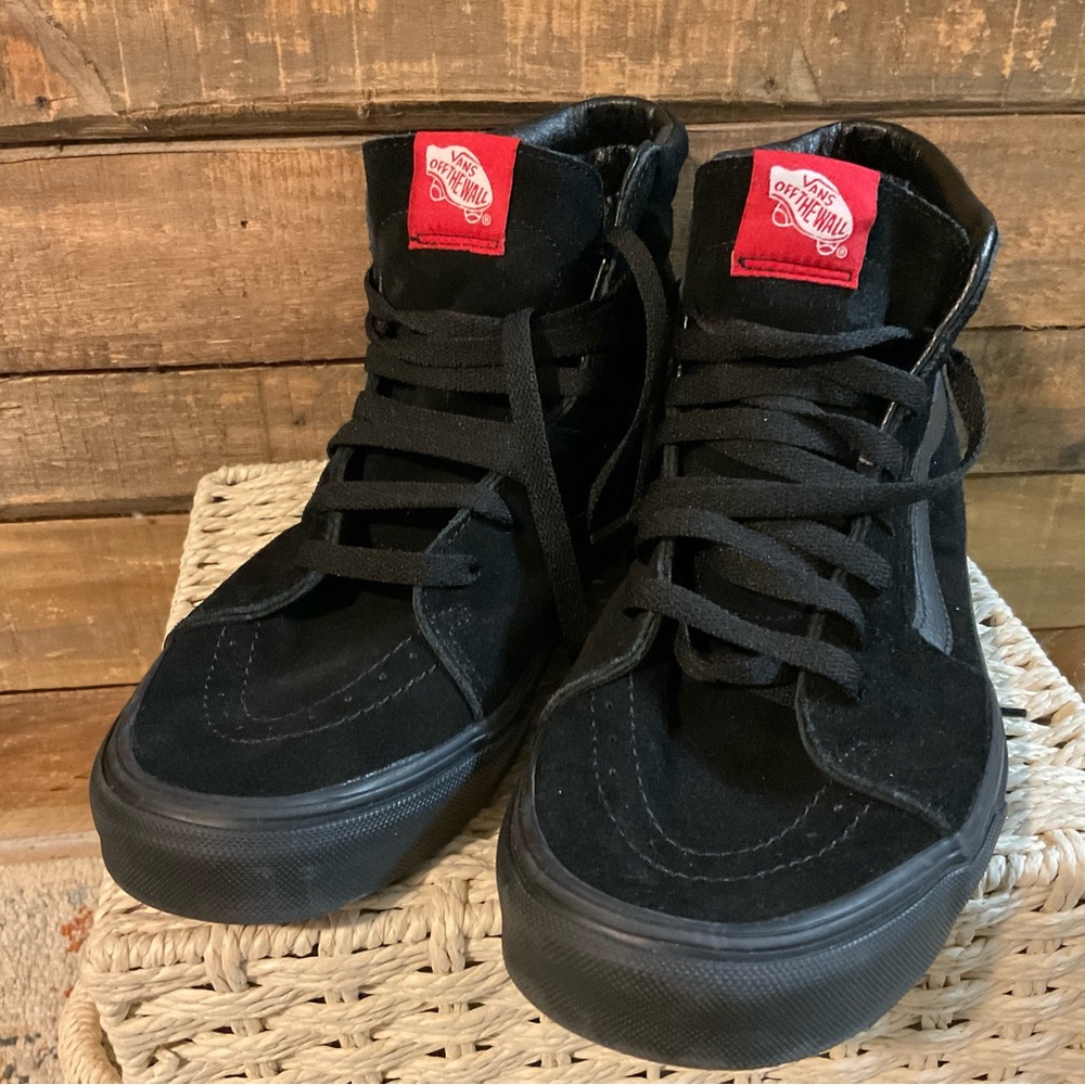 Vans Black Suede High-Tops